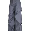 Men's Wide Leg High Waist Pants