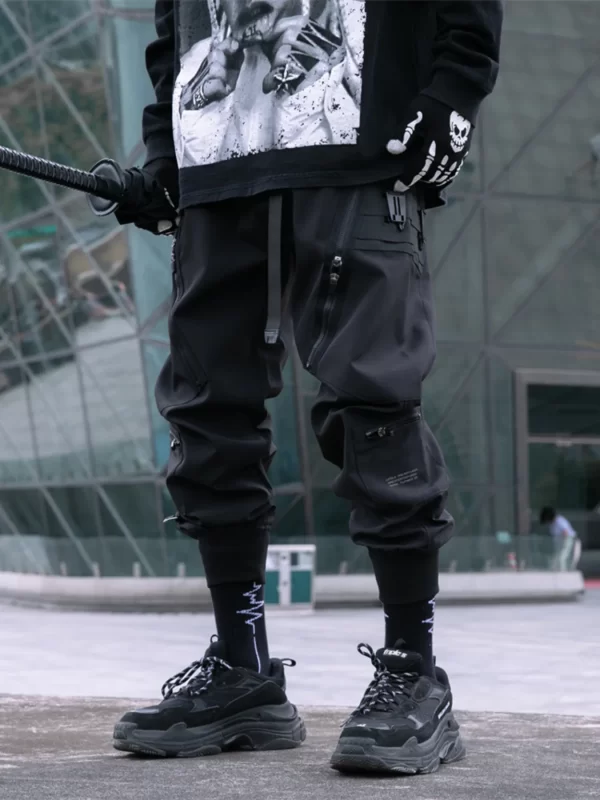Men's Cargo Joggers with Zip Pockets - Image 11