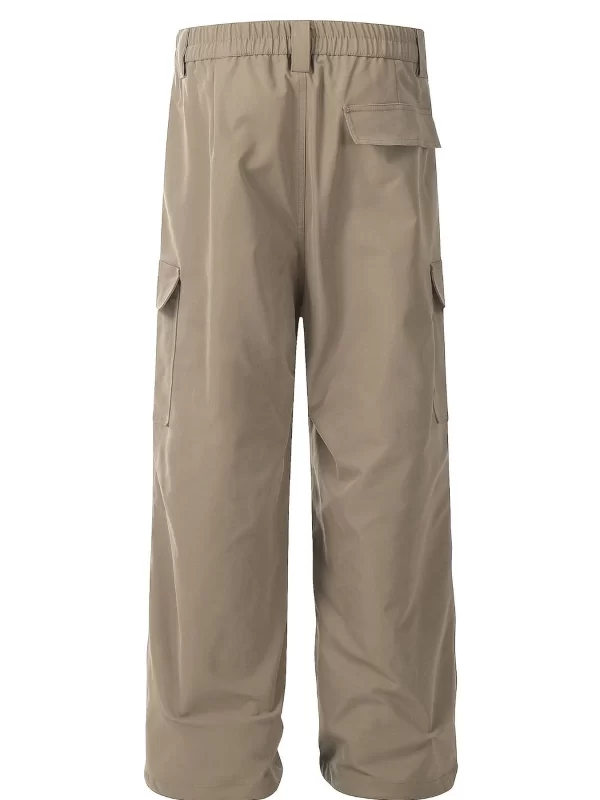 Men's Straight Cargo Pants with Multi Pockets - Image 7