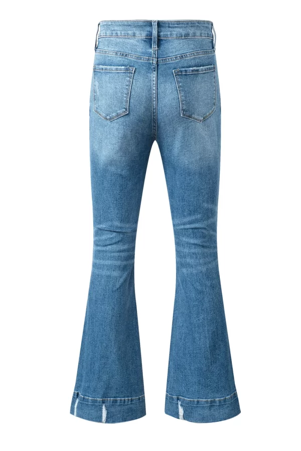 Cat's Whisker Bootcut Jeans with Pockets - Image 2