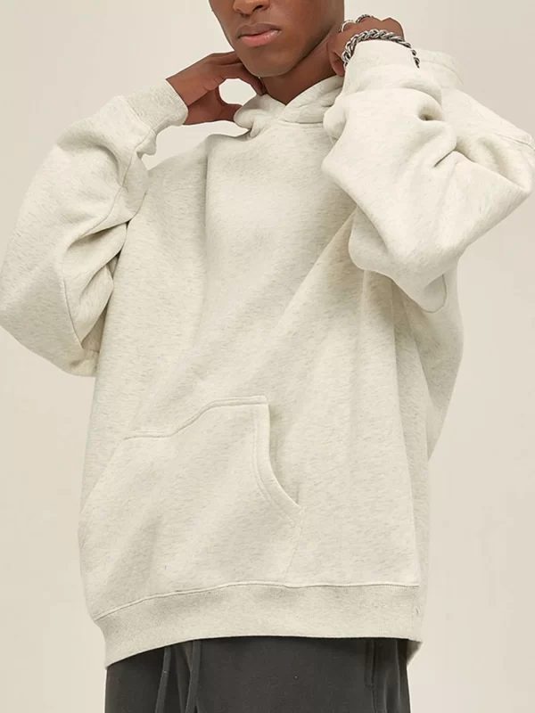 Men's Oversized Pocketed Long Sleeve Hoodie - Image 14