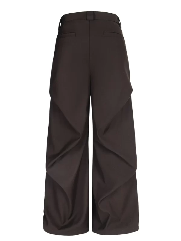 Men's Wide Leg High Waist Pants - Image 16