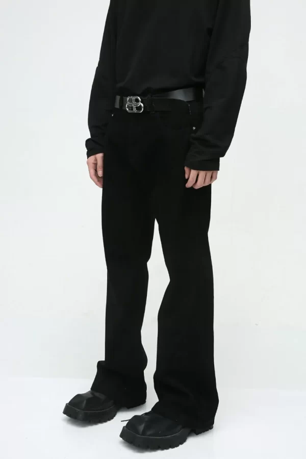 Men's Slim Bootcut Jeans - Image 6