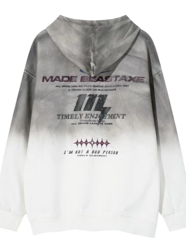 Men's Gradient Long Sleeve Hoodie - Image 3