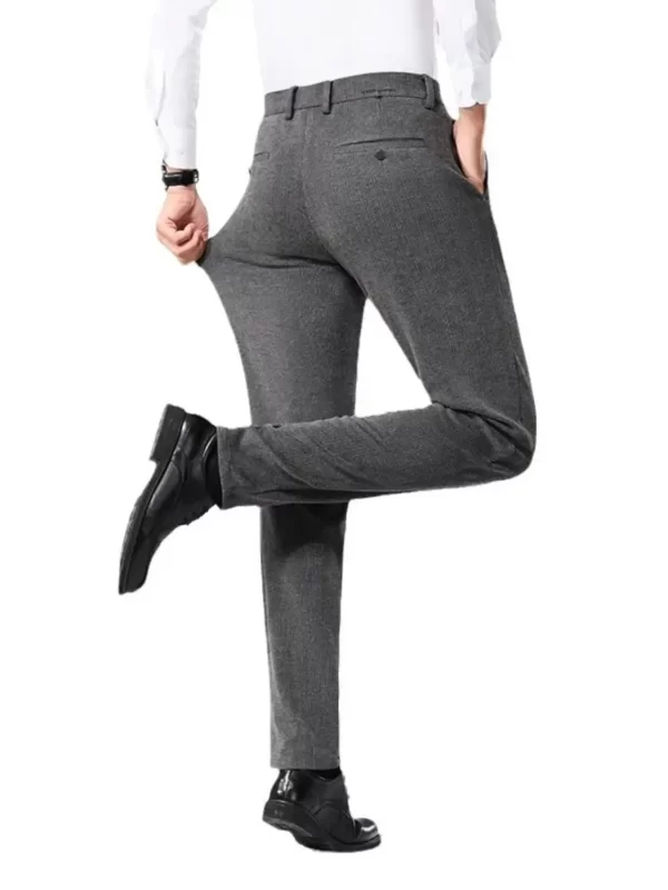 Men's Basic style Slim Fit Pants - Image 2