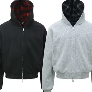Men's Long Sleeve Zip-Up Hoodie