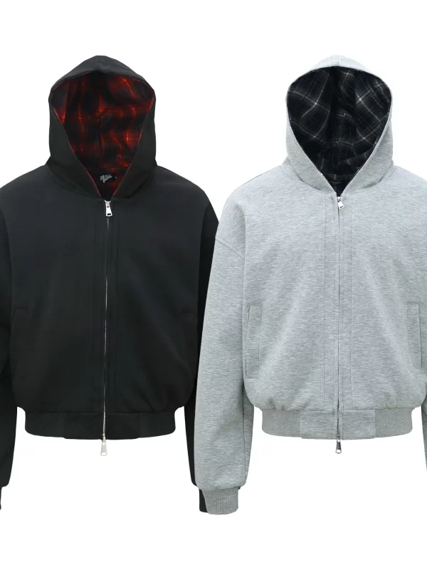 Men's Long Sleeve Zip-Up Hoodie