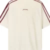 Men's Striped Round Neck Contrast T-Shirt