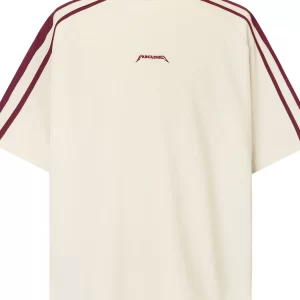 Men's Striped Round Neck Contrast T-Shirt