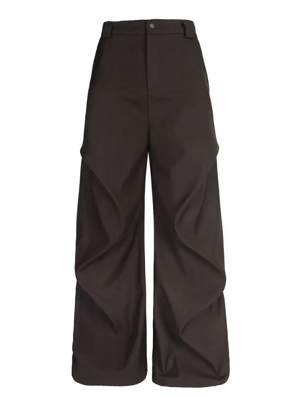 Men's Wide Leg High Waist Pants - Image 18