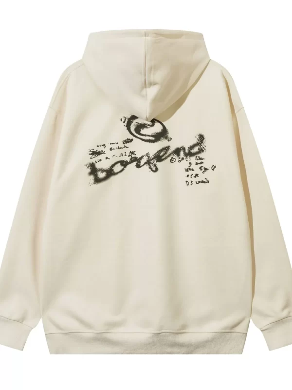 Men's Graffiti Graphic Oversized Hoodie - Image 6