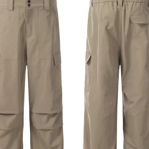 Men's Straight Cargo Pants with Multi Pockets