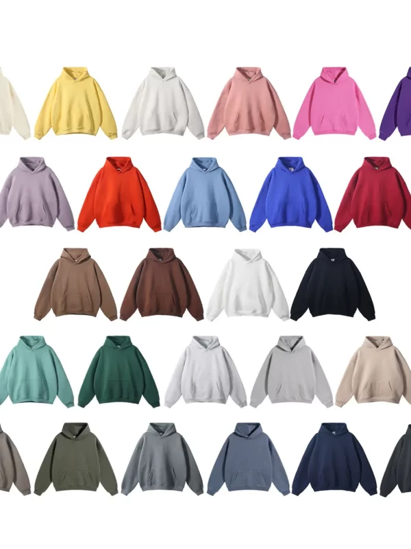 Men's Oversized Pocketed Long Sleeve Hoodie - Image 2