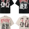 Men's Round Neck Short Sleeve Graphic T-Shirt