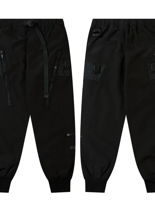 Men's Cargo Joggers with Zip Pockets - Image 12