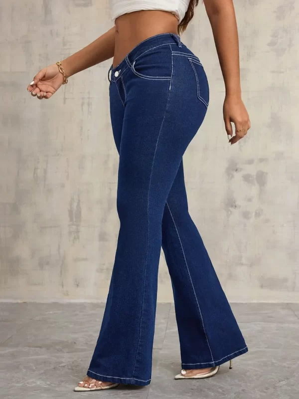 Flare Jeans with Pockets - Image 5