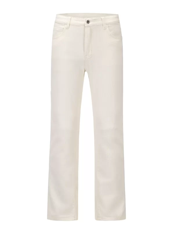 Men's Slim Straight Jeans with Snap Detail - Image 15