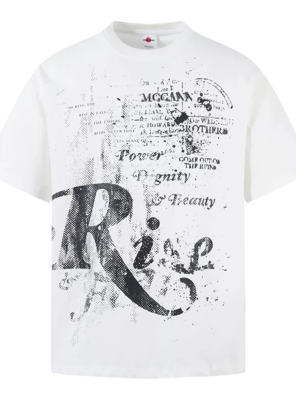 Men's Letter Graphic Short Sleeve T-Shirt - Image 8