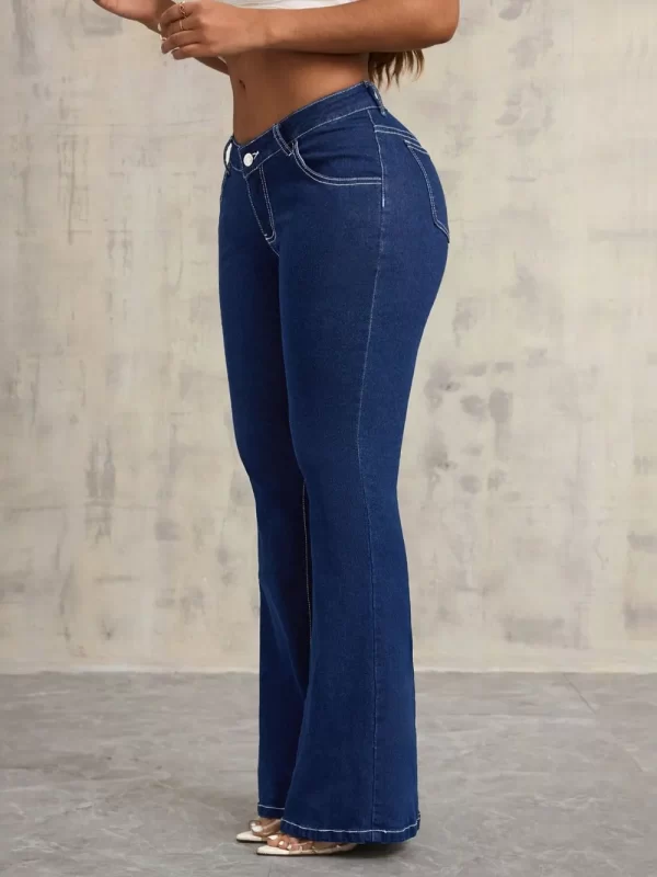 Flare Jeans with Pockets - Image 2