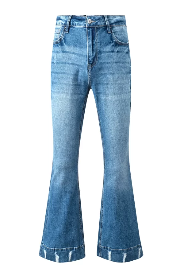 Cat's Whisker Bootcut Jeans with Pockets - Image 4