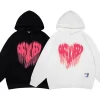 Men's Heart Graphic Oversized Hoodie