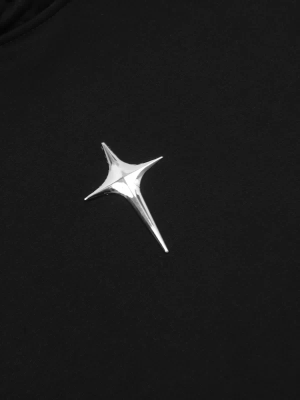Men's Cross Star Kangaroo Pocket Hoodie - Image 3