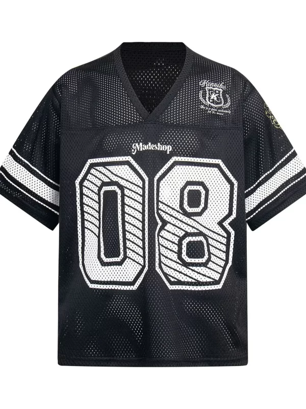 Men's Short Sleeve Mesh T-Shirt with Number 08 Graphic - Image 15