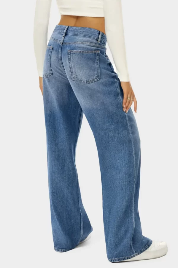 High Waist Wide Leg Jeans - Image 6