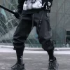 Men's Cargo Joggers with Zip Pockets