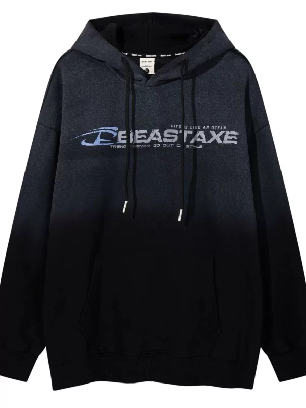 Men's Gradient Long Sleeve Hoodie - Image 2