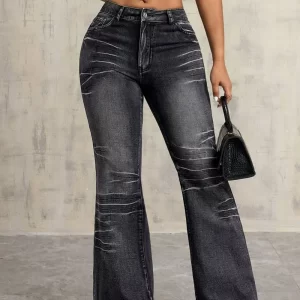 High Waist Bootcut Jeans