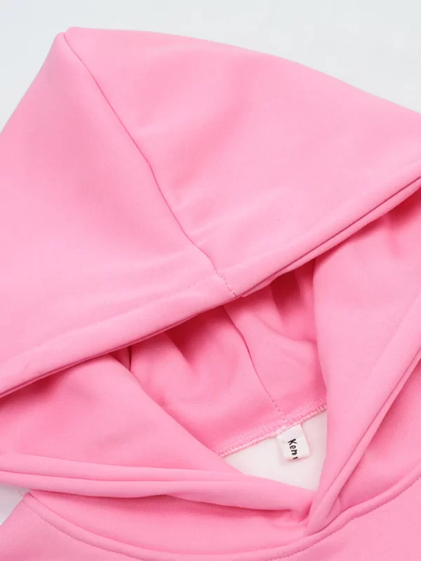 Men's Contrast Star Long Sleeve Hoodie - Image 2