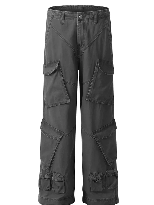 Men's Multi-Pocket Cargo Pants - Image 6