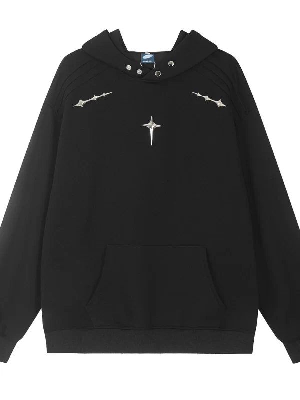 Men's Cross Star Kangaroo Pocket Hoodie