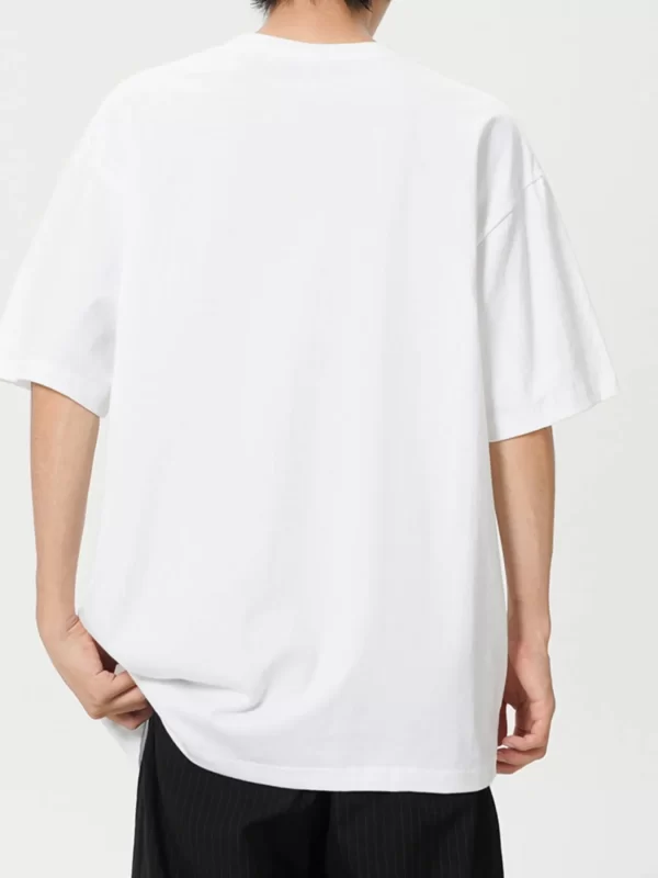 Men's Plus Size Oversized Crew Neck Short Sleeve T-Shirt - Image 2