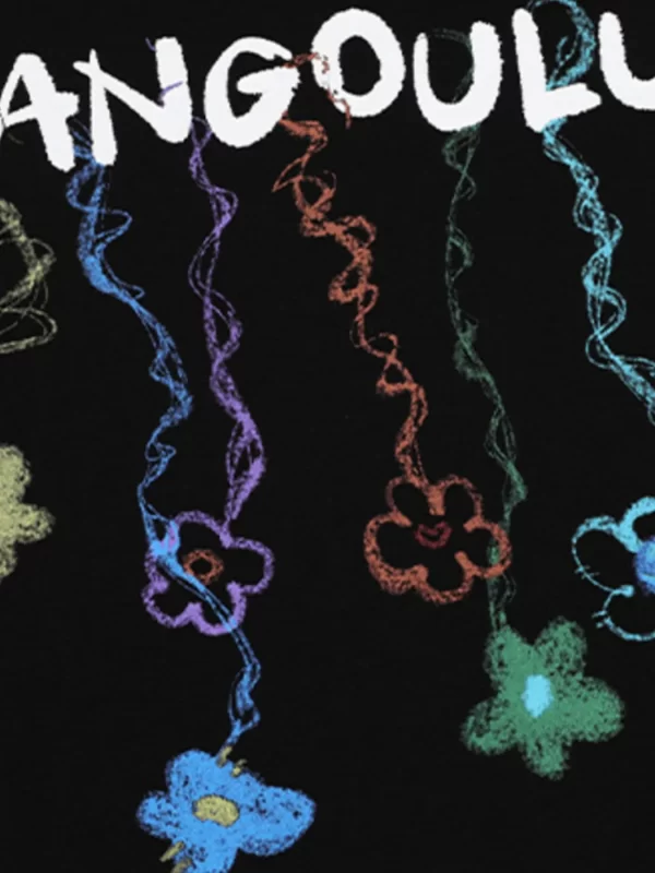 Men's BANGOULUO Colorful Hanging Butterflies Graphic T-Shirt - Image 3