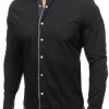 Men's Button-Down Slim Fit Shirt