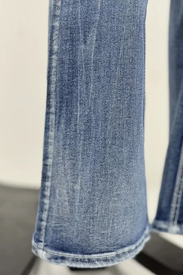 Star Embroidered Bootcut Jeans - Image 3