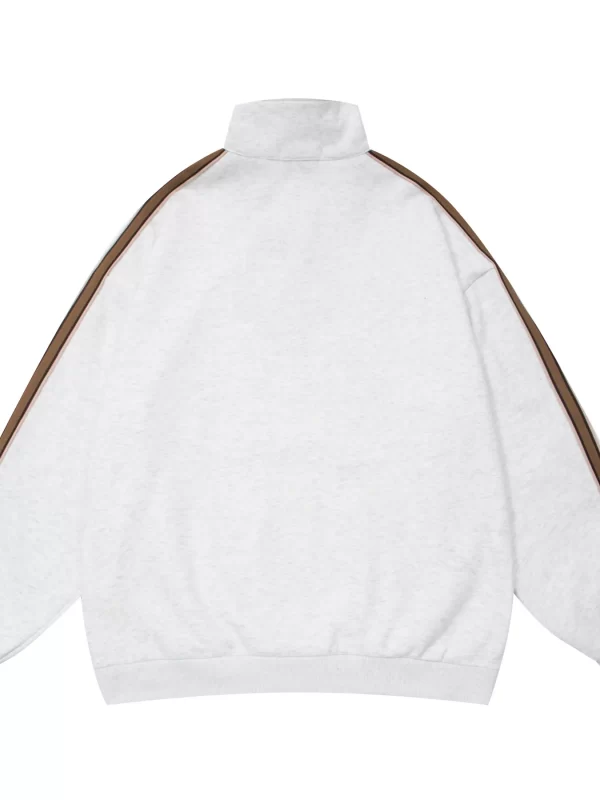 Men's High Neck Letter Graphic Sweatshirt - Image 11