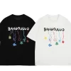 Men's BANGOULUO Colorful Hanging Butterflies Graphic T-Shirt