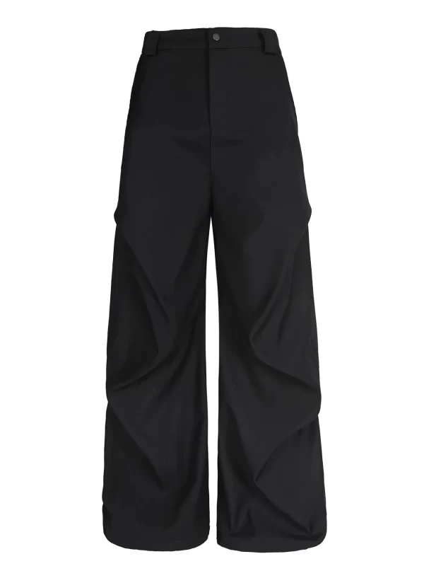 Men's Wide Leg High Waist Pants - Image 19