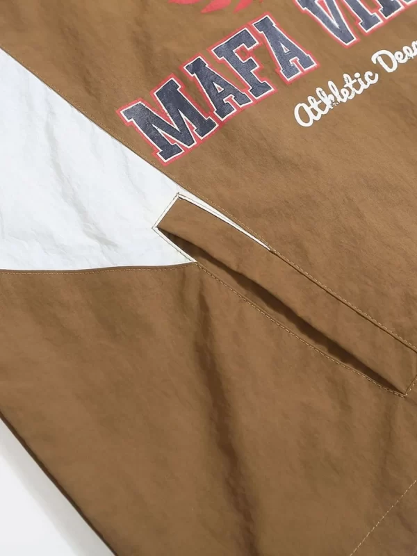 Men's Letter Graphic V-Neck Long Sleeve Sweatshirt - Image 6